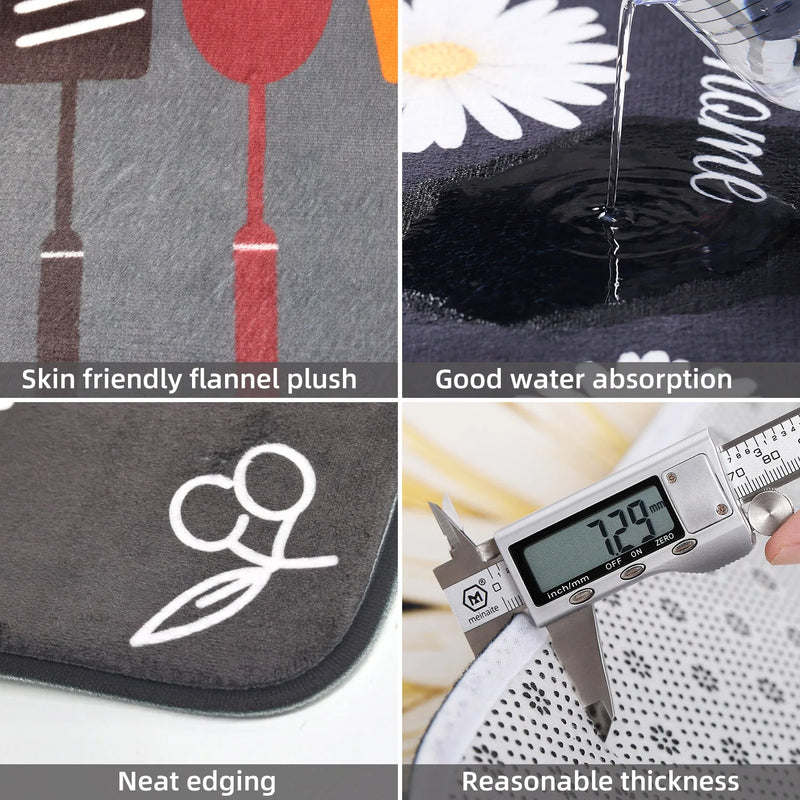 Tapete Absorvente Multiuso Antiderrapante – Ideal para Cozinha e Banheiro