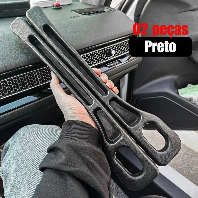 Vedador de Vão do Banco para Carros – Tira Preenchedora Lateral Antivazamento | Porta-Celular e Carteira Universal para Todos os Modelos